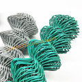 Hot dipped galvanized chain link wire mesh fence